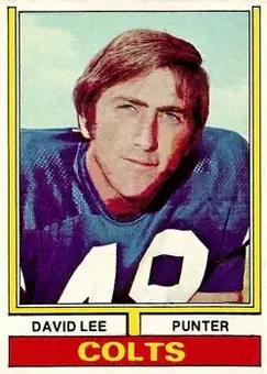 1974 Topps #17 - David Lee - Baltimore Colts