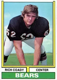 1974 Topps #18 - Rich Coady - Chicago Bears