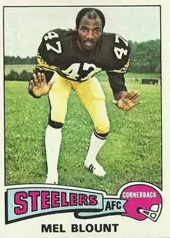 1975 Topps #12 - Mel Blount - Pittsburgh Steelers