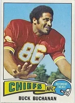 1975 Topps #16 - Buck Buchanan - Kansas City Chiefs
