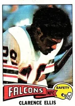 1975 Topps #18 - Clarence Ellis - Atlanta Falcons