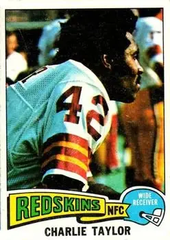 1975 Topps #20 - Charley Taylor - Washington Redskins