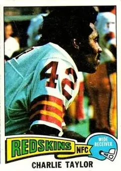 1975 Topps #20 - Charley Taylor - Washington Redskins