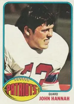 1976 Topps #16 - John Hannah - New England Patriots