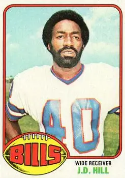 1976 Topps #17 - J.D. Hill - Buffalo Bills
