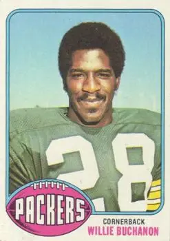 1976 Topps #19 - Willie Buchanon - Green Bay Packers