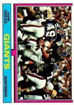 1974 Topps #23 - Norm Snead - New York Giants