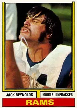 1974 Topps #25 - Jack Reynolds - Los Angeles Rams