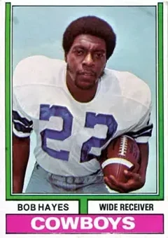1974 Topps #28 - Bob Hayes - Dallas Cowboys