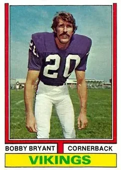 1974 Topps #30 - Bobby Bryant - Minnesota Vikings