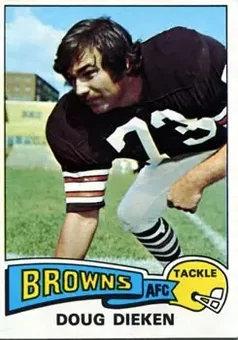 1975 Topps #23 - Doug Dieken - Cleveland Browns