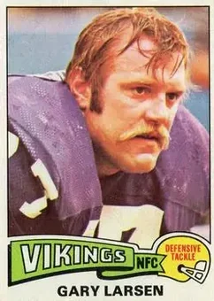 1975 Topps #26 - Gary Larsen - Minnesota Vikings