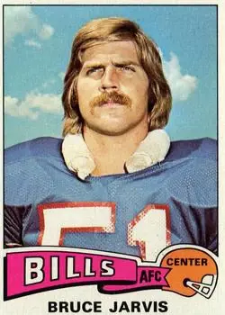 1975 Topps #27 - Bruce Jarvis - Buffalo Bills