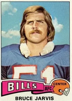 1975 Topps #27 - Bruce Jarvis - Buffalo Bills