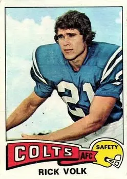 1975 Topps #30 - Rick Volk - Baltimore Colts