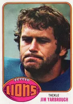 1976 Topps #21 - Jim Yarbrough - Detroit Lions