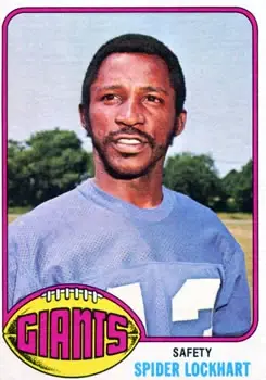 1976 Topps #27 - Spider Lockhart - New York Giants