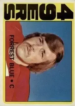 1972 Topps #38 - Forrest Blue - San Francisco 49ers