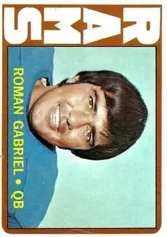1972 Topps #40 - Roman Gabriel - Los Angeles Rams