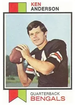 1973 Topps #34 - Ken Anderson - Cincinnati Bengals