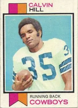 1973 Topps #35 - Calvin Hill - Dallas Cowboys
