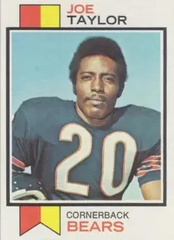 1973 Topps #37 - Joe Taylor - Chicago Bears 1973 Topps #37 - Joe Taylor - Chicago Bears