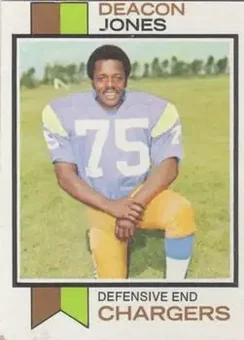 1973 Topps #38 - Dave Jones - San Diego Chargers