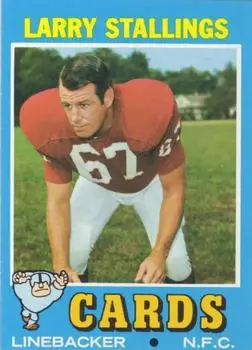 1971 Topps #93 - Larry Stallings - St. Louis Cardinals