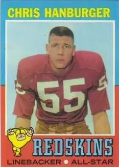 1971 Topps #97 - Chris Hanburger - Washington Redskins