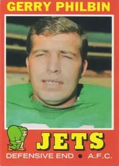 1971 Topps #98 - Gerry Philbin - New York Jets