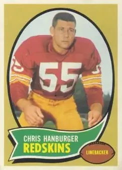 1970 Topps #93 - Chris Hanburger - Washington Redskins