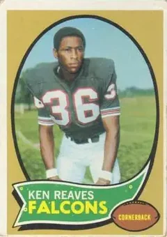 1970 Topps #99 - Ken Reaves - Atlanta Falcons