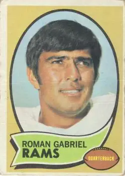 1970 Topps #100 - Roman Gabriel - Los Angeles Rams