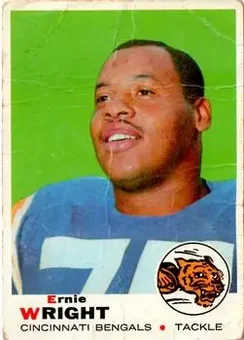 1969 Topps #212 - Ernie Wright - Cincinnati Bengals 1969 Topps #212 - Ernie Wright - Cincinnati Bengals