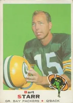 1969 Topps #215 - Bart Starr - Green Bay Packers
