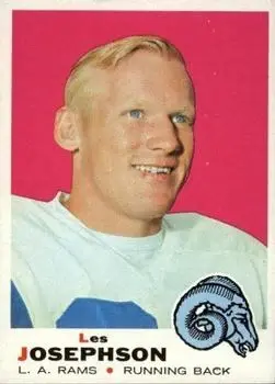 1969 Topps #216 - Les Josephson - Los Angeles Rams