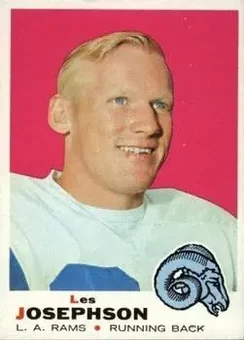 1969 Topps #216 - Les Josephson - Los Angeles Rams