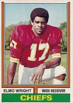 1974 Topps #34 - Elmo Wright - Kansas City Chiefs
