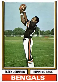 1974 Topps #35 - Essex Johnson - Cincinnati Bengals