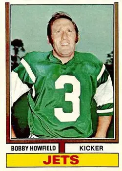 1974 Topps #41 - Bobby Howfield - New York Jets