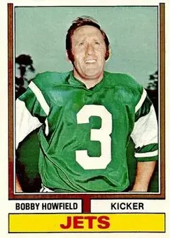 1974 Topps #41 - Bobby Howfield - New York Jets
