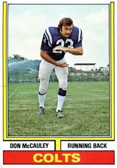 1974 Topps #43 - Don McCauley - Baltimore Colts