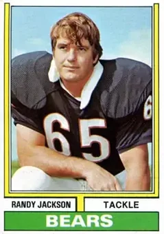 1974 Topps #44 - Randy Jackson - Chicago Bears