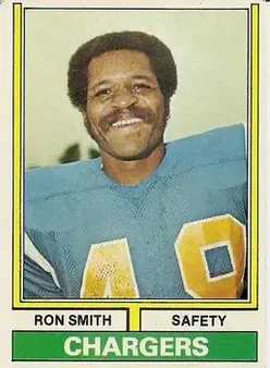 1974 Topps #45 - Ron Smith - San Diego Chargers