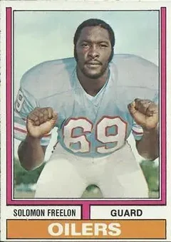 1974 Topps #48 - Solomon Freelon - Houston Oilers