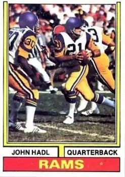 1974 Topps #50 - John Hadl - Los Angeles Rams
