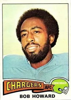 1975 Topps #37 - Bob Howard - San Diego Chargers