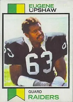 1973 Topps #50 - Eugene Upshaw - Oakland Raiders