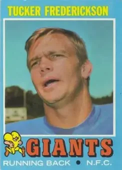 1971 Topps #101 - Tucker Frederickson - New York Giants