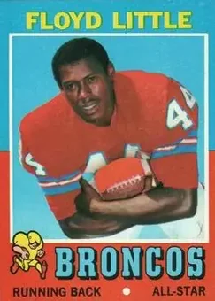 1971 Topps #110 - Floyd Little - Denver Broncos 1971 Topps #110 - Floyd Little - Denver Broncos